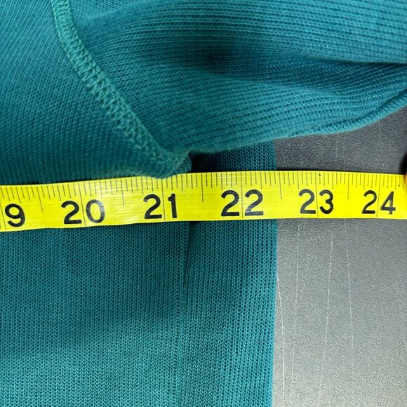 Cutter & Buck Golf 1/4 Snap Pullover M Green 13 Flag Logo Long Sleeve - Picture 5 of 6